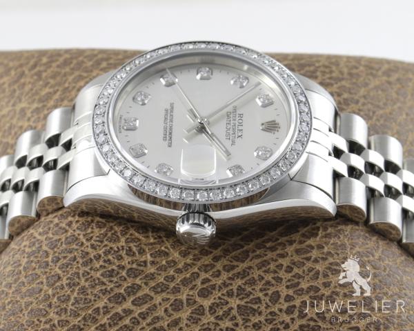 Rolex Datejust 31mm Medium Diamanten Ref. 68274 Damenuhr Box & Papiere