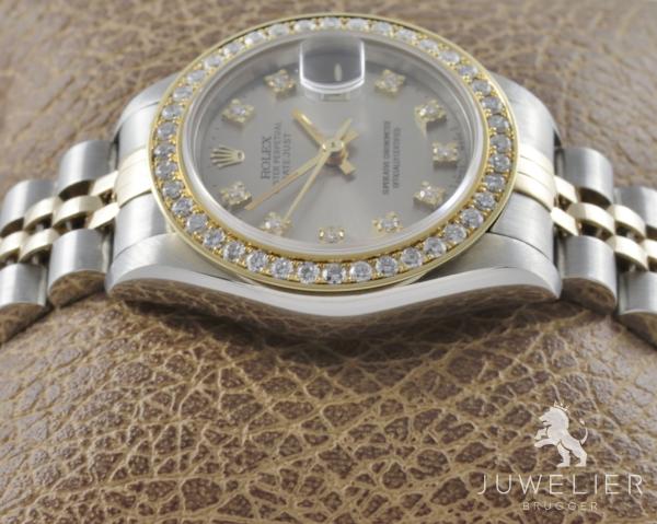 Rolex Lady Datejust 26mm Bicolor Automatik Diamanten Damenuhr Box&Papiere Ref. 69173