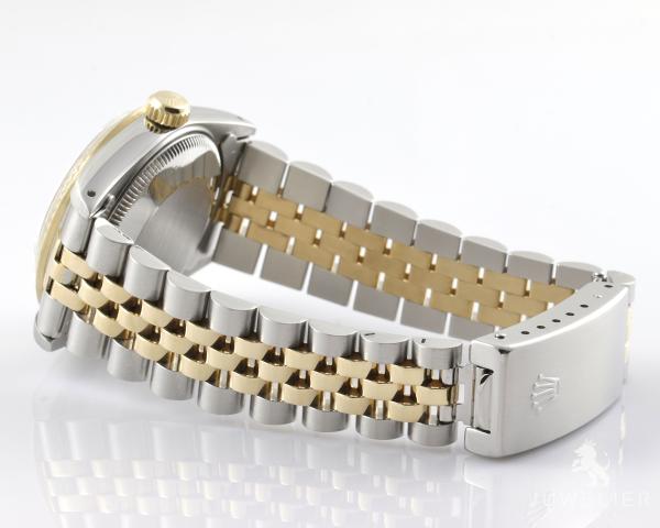 Rolex Datejust 31mm Medium Bicolor Diamanten Box & Papiere Ref. 68273 Damenuhr
