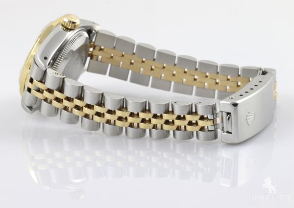 Rolex Lady-Datejust Bicolor 26mm Automatik Diamantenbesatz Damenuhr Ref. 69173 Box & Papiere