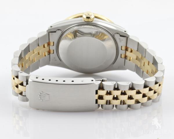 Rolex Datejust 31mm Medium Bicolor Diamanten Box & Papiere Ref. 68273 Damenuhr