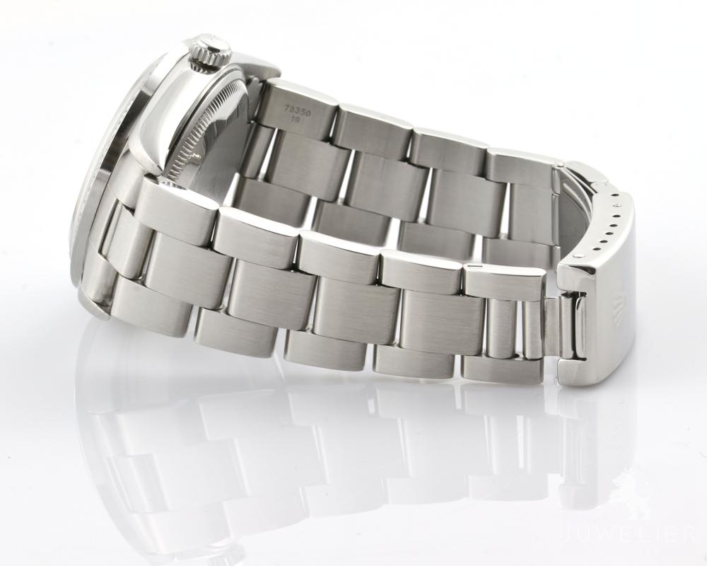 Rolex Date 34mm Stahl Automatik Diamantenbesatz Ref. 15210